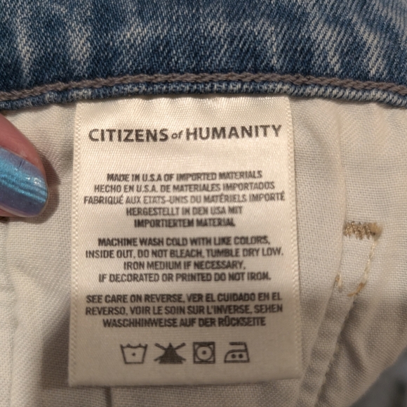 NWOT - Size 29 - Aritzia - Citizens of Humanity - Olivia Crop High Rise … - Picture 12 of 17
